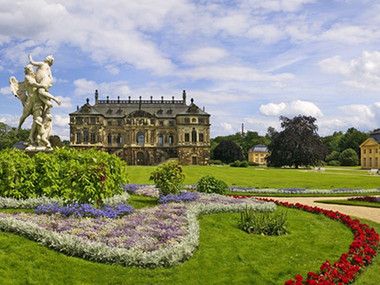 Blick auf das Palais im Großen Garten