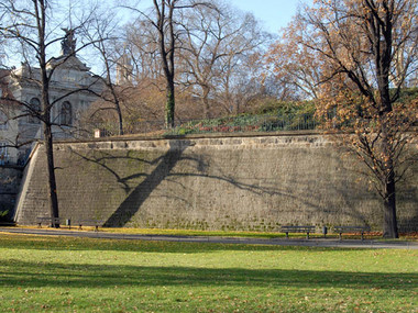 Festungswall der Festung Dresden