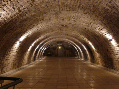 Kasematten in der Festung Dresden